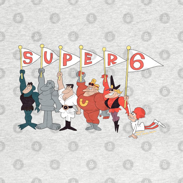 the super 6 cartoon by Chardreyes77